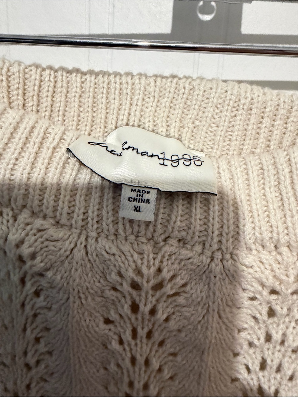 Cream Crochet Knit Skirt and top NWT - Picture 6 of 9